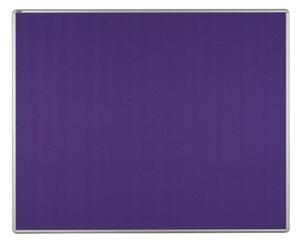 Textilná nástenka ekoTAB v hliníkovom ráme, 1500 x 1200 mm, fialová