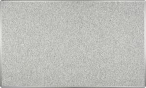 Textilná nástenka ekoTAB v hliníkovom ráme, 2000 x 1200 mm, sivá