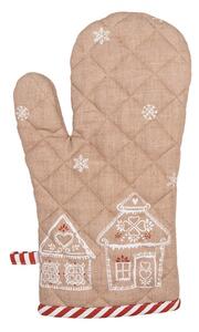Chňapka s perníkovými chalúpkami Gingerbread Bliss - 18*30 cm - Clayre & Eef