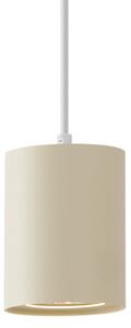 Moderné závesné svietidlo béžové s bielou farbou pre koľajnicový systém 1-fázové GU10 70mm - Iconic Holt