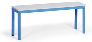 Šatníková lavica, sedák - lamino, dĺžka 1000 mm, modrá