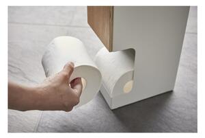 Biely oceľový stojan na toaletný papier Rin – YAMAZAKI