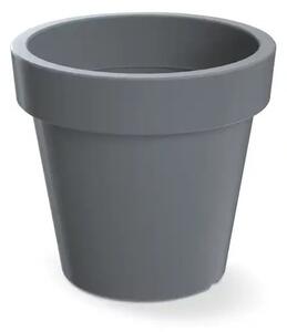 Prosperplast plastový kvetináč Lofly stone grey Ø 24 cm