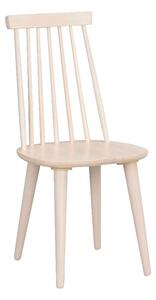 Béžová jedálenská stolička z dreva kaučukovníka Rowico Lotta