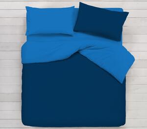 Gipetex Natural Dream Talianská obliečka 100% bavlna LUX Doubleface svetlo/tmavo modrá - 140x200 / 70x90 cm