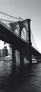 1Wall fototapeta Brooklynský most a NY 95x210 cm
