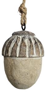 Drevená závesná ozdoba žaluď Acorn - Ø 5*7cm - Ostatní