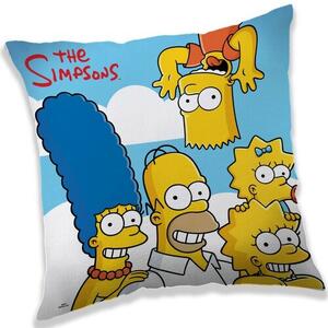 Jerry Fabrics Vankúšik The Simpsons family clouds, 40 x 40 cm
