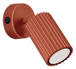 Sollux SL.1636 - Nástenné bodové svietidlo KARBON 1xGU10/10W/230V červená