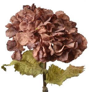 Fialová dekoračná kvetina hortenzie Hydrangea - 10*10*55 cm - Clayre & Eef