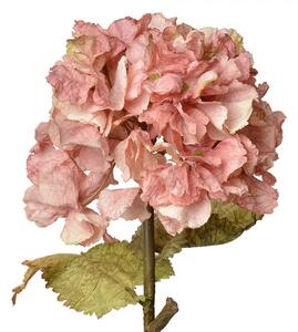 Ružová dekoračná kvetina hortenzie Hydrangea - 10*10*55 cm - Clayre & Eef