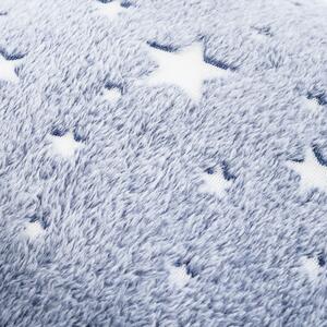 4Home Deka Soft Dreams Stars svietiaca modrá, 150 x 200 cm