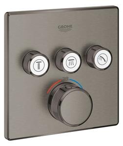 Sprchová a vaňová batéria GROHE SMARTCONTROL bez podomietkového telesa brushed Hard Graphite 29126AL0