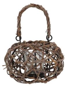 Prútený lampáš Mäsa Vine Wood - 16*12 cm - daan kromhout