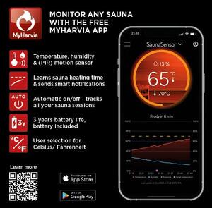Harvia smart senzor do sauny Wi-Fi