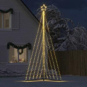 LED vianočný stromček 570 LED teplá biela 399 cm