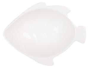 Malá porcelánová mištička v tvare rybky - 12 * 9 * 4 cm / 75 ml - Clayre & Eef
