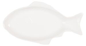 Biela miska / tanier v tvare ryby Fish Bowl XS - 27 * 14 * 3 cm / 125 ml - Clayre & Eef