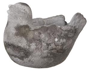 Dekorácia cementový antik kvetináč vtáčik - 18*12*13 cm - Clayre & Eef