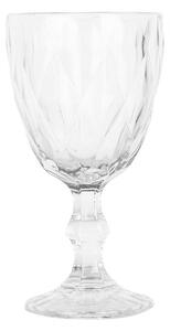 Transparentný pohár na víno Diamond - Ø 9*17 cm / 250 ml - Clayre & Eef