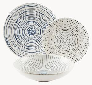 Porcelánová súprava riadu Hanami, 6 osôb, 18 ks