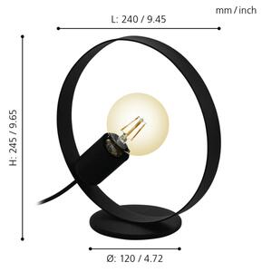Eglo 43615 - Stolná lampa FRIJOLAS 1xE27/40W/230V