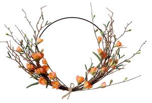 Dekorácia umelý veniec vŕbovej vetvy s mačičkami Willow - Ø 42 cm - Chic Antique
