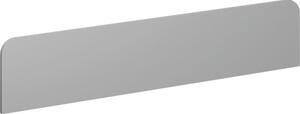 Paraván na stôl PRIMO, 1400 x 18 x 300 mm, sivá