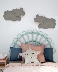 Sivý dekoratívny vankúš Little Nice Things Cloud