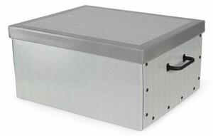 Compactor Skladacia úložná krabica Boston, 50 x 40 x 25 cm, sivá