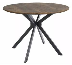 Jedálenský stôl OSTIR 2 orech/čierna