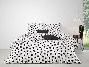 Mistral Home obliečka 100% bavlna Portland stars Black positive 140x200/70x90cm