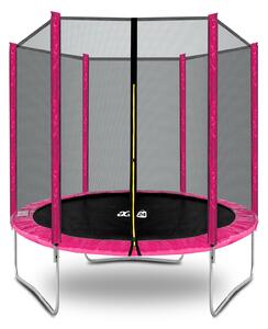 Aga SPORT TOP Trampolína 180 cm Pink + ochranná sieť