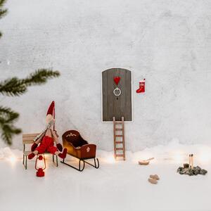 Dekoratívne dvierka pre vianočných škriatkov Nisse Door- set 6 ks