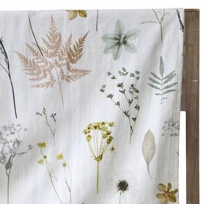 Krémový bavlnený obrus s divokými kvetmi Aix Wild Flowers - 140*240 cm - Chic Antique