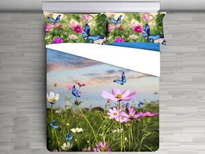 Gipetex Natural Dream 3D talianská obliečka 100% bavlna Garden - 220x200 / 2x70x90 cm