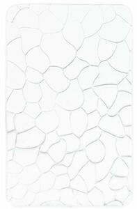 VOPI Kúpeľňová predložka s pamäťovou penou Kamene biela, 40 x 50 cm