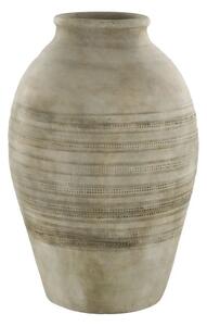 Béžová antik dekoračná terakotová váza Lourdes - Ø 25*37 cm - Chic Antique