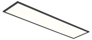 LED panel čierny obdĺžnikový vrátane LED 3-stupňovo stmievateľný - Reeves