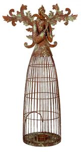 Candle Holder Angel 29x17x58 Cm Brown Metal Tea-Light Holder - 29*17*58 cm - Clayre & Eef