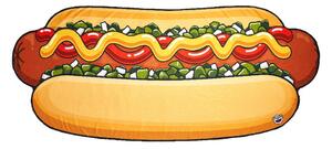 Plážová deka v tvare hot dogu Big Mouth Inc., 215,9 x 95,5 cm