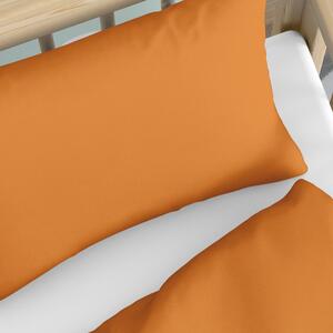 Goldea detské bavlnené obliečky do postieľky - oranžové 90 x 140 a 50 x 70 cm