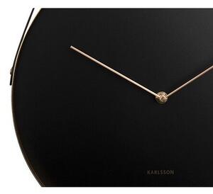 Karlsson 5767BK dizajnové nástenné hodiny, pr. 34 cm