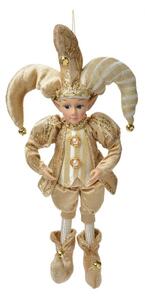 Decorative Pendant Elf 14x10x38 Cm Beige Textile - 14*10*38 cm - Clayre & Eef