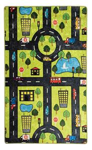Detský koberec Green City, 100 × 160 cm