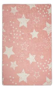 Detský koberec Pink Stars, 140 × 190 cm