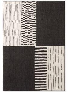 Koberec HARINGEY krémový / čierny