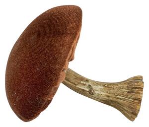 Zamatová dekorácia medená huba Mushroom - 10*10*10cm - Mars & More