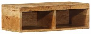 TV skrinka na stenu 60x30x19 cm masívne hrubé drevo mango