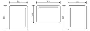 Nimco LED zrkadlo 800x600 - ZP 2003